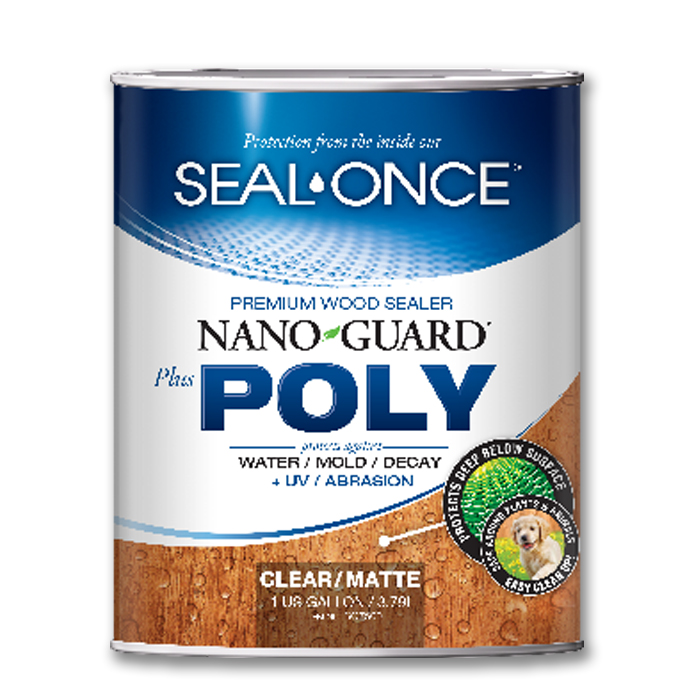 Seal-Once Nano PLUS Poly Wood Sealer - Eco-Building Resource
