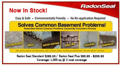 Radon Seal Sales Banner